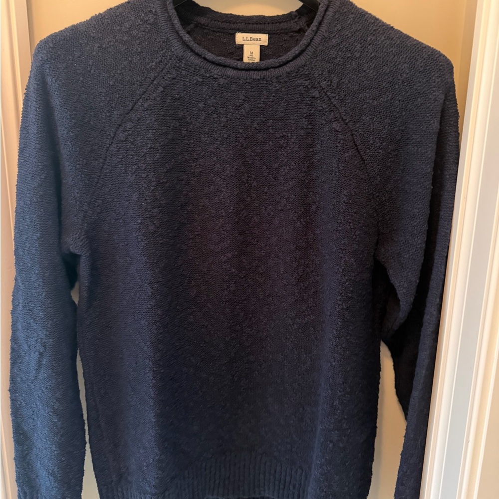 L.L. Bean Women's Navy Crewneck Sweater